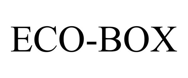 Trademark Logo ECO-BOX