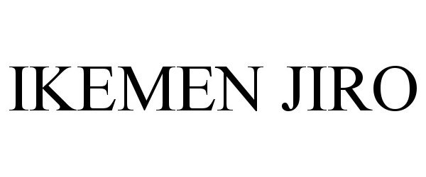 Trademark Logo IKEMEN JIRO