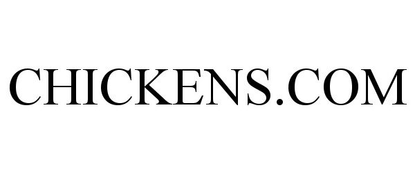 Trademark Logo CHICKENS.COM