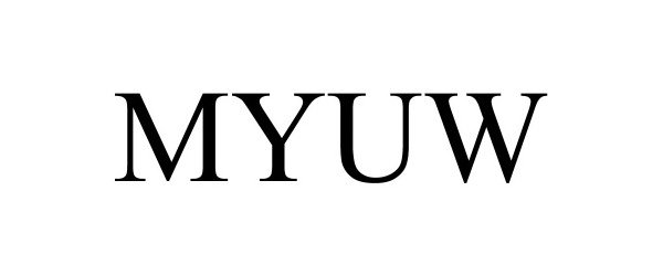 Trademark Logo MYUW