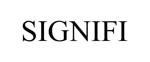 Trademark Logo SIGNIFI