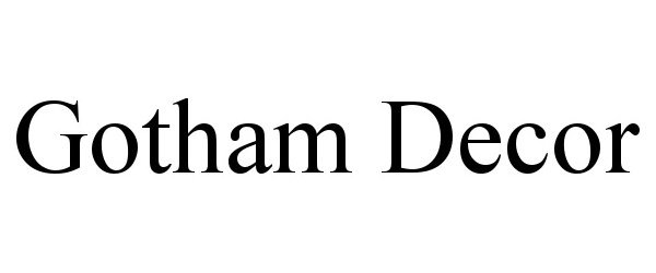Trademark Logo GOTHAM DECOR