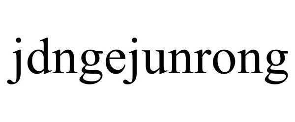 Trademark Logo JDNGEJUNRONG