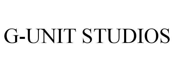 Trademark Logo G-UNIT STUDIOS