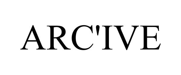 Trademark Logo ARC'IVE
