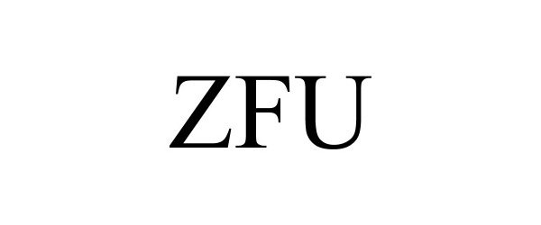 Trademark Logo ZFU