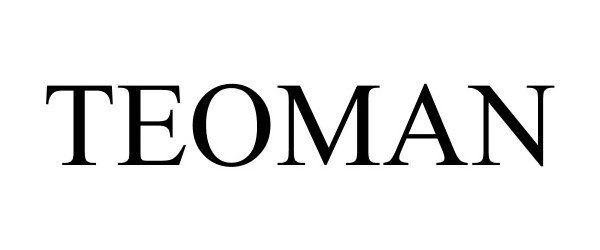 Trademark Logo TEOMAN