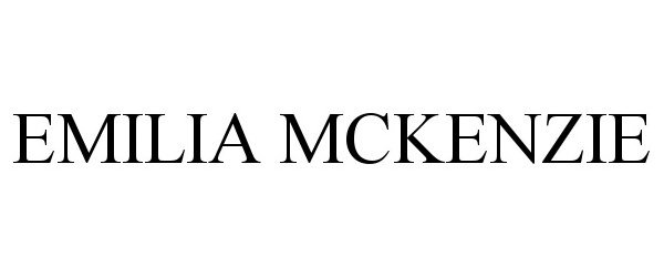 Trademark Logo EMILIA MCKENZIE