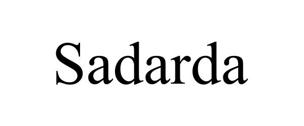 Trademark Logo SADARDA