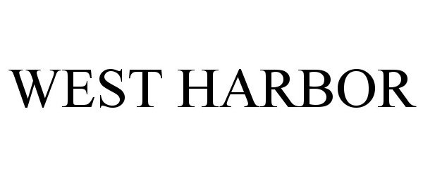 Trademark Logo WEST HARBOR