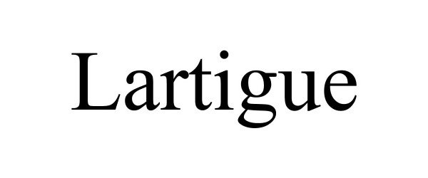 Trademark Logo LARTIGUE