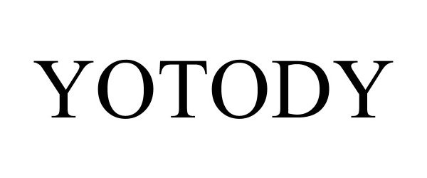 Trademark Logo YOTODY