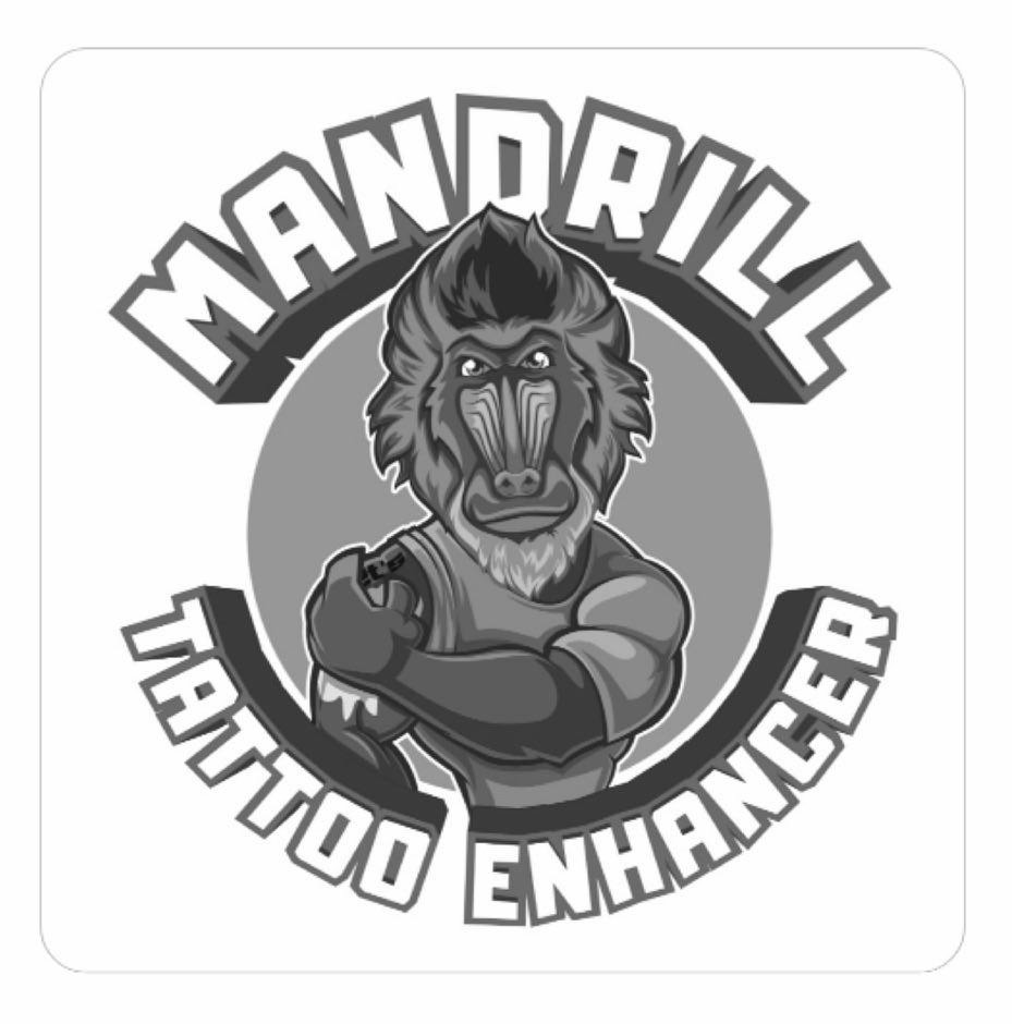 Trademark Logo MANDRILL TATTOO ENHANCER