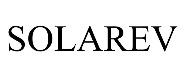 Trademark Logo SOLAREV