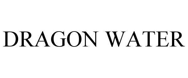 Trademark Logo DRAGON WATER