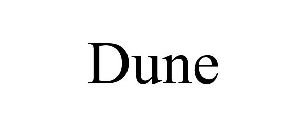 Trademark Logo DUNE