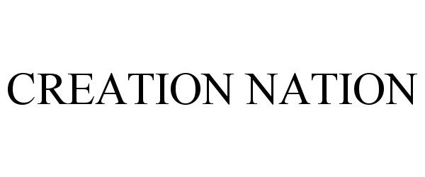 Trademark Logo CREATION NATION