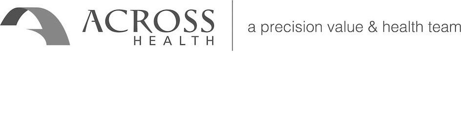 Trademark Logo ACROSS HEALTH A PRECISION VALUE & HEALTH TEAM