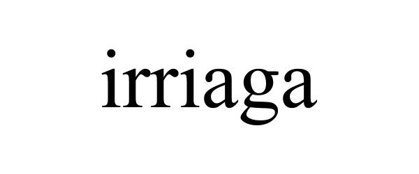 Trademark Logo IRRIAGA