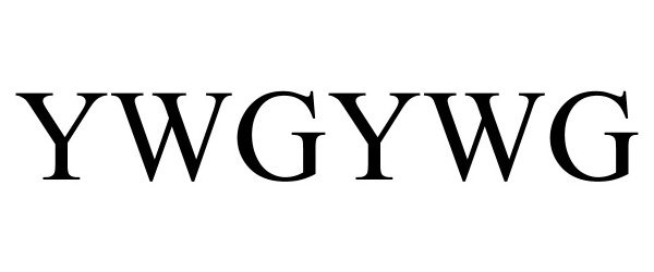 Trademark Logo YWGYWG