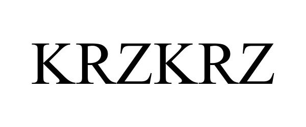 Trademark Logo KRZKRZ