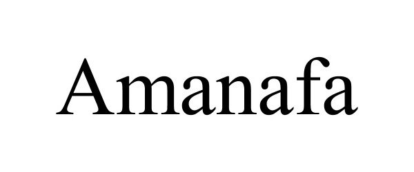 Trademark Logo AMANAFA