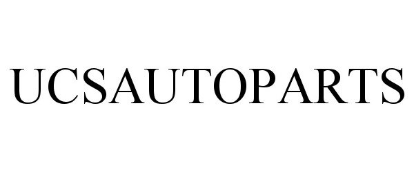 Trademark Logo UCSAUTOPARTS