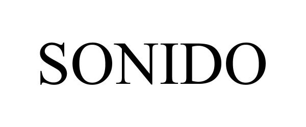 Trademark Logo SONIDO