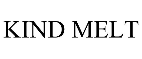 Trademark Logo KIND MELT