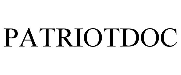 Trademark Logo PATRIOTDOC