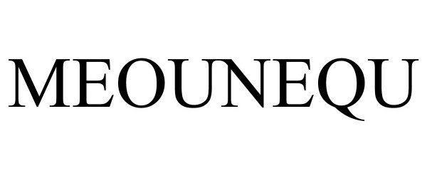 Trademark Logo MEOUNEQU
