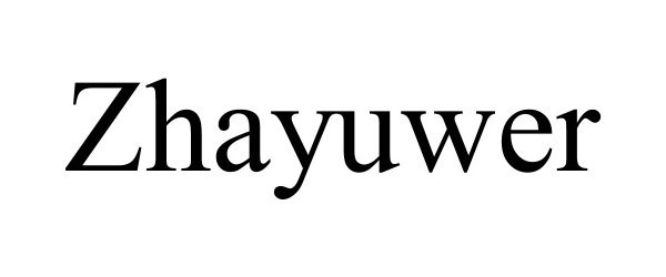  ZHAYUWER