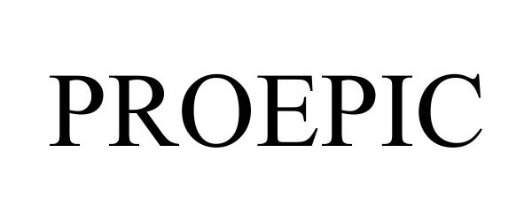 Trademark Logo PROEPIC