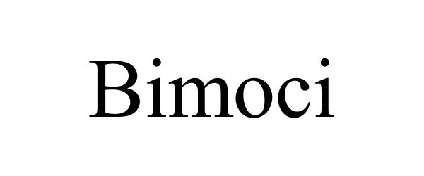 Trademark Logo BIMOCI