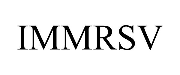 Trademark Logo IMMRSV