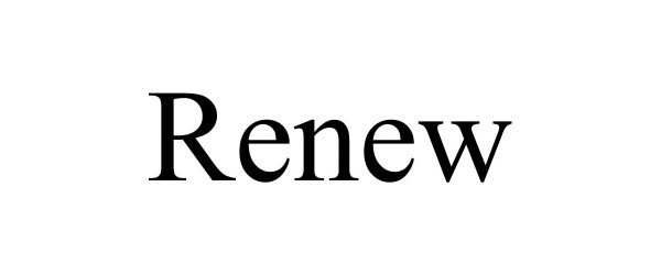 Trademark Logo RENEW