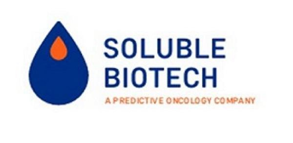  SOLUBLE BIOTECH A PREDICTIVE ONCOLOGY COMPANY