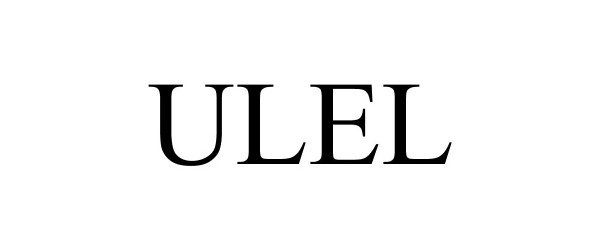 Trademark Logo ULEL