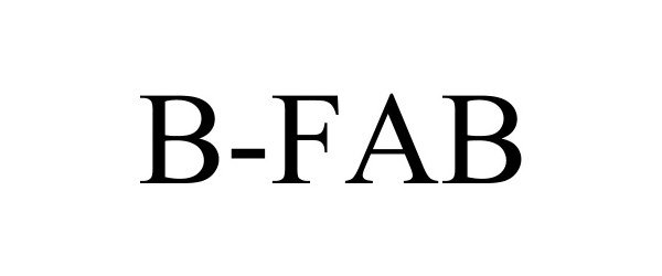 Trademark Logo B-FAB