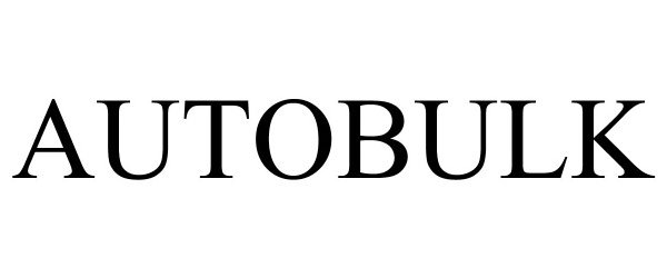 Trademark Logo AUTOBULK