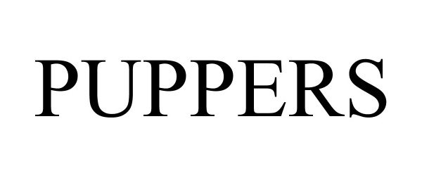 Trademark Logo PUPPERS