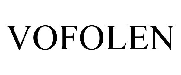 Trademark Logo VOFOLEN