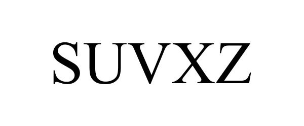 Trademark Logo SUVXZ