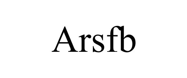 Trademark Logo ARSFB