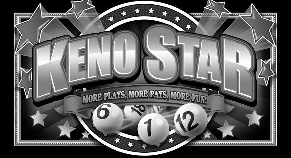 Trademark Logo KENO STAR MORE PLAYS, MORE PAYS, MORE FUN!