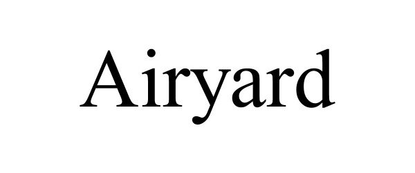 Trademark Logo AIRYARD