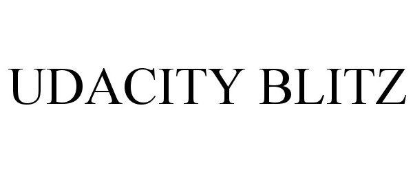 Trademark Logo UDACITY BLITZ