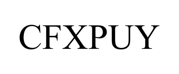 Trademark Logo CFXPUY