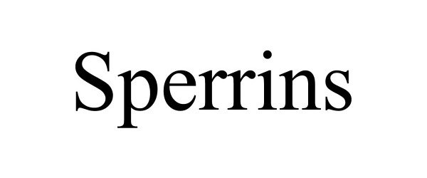 Trademark Logo SPERRINS