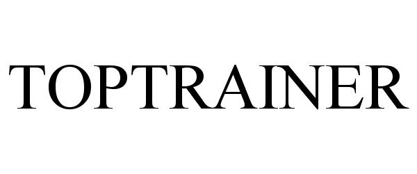 Trademark Logo TOPTRAINER